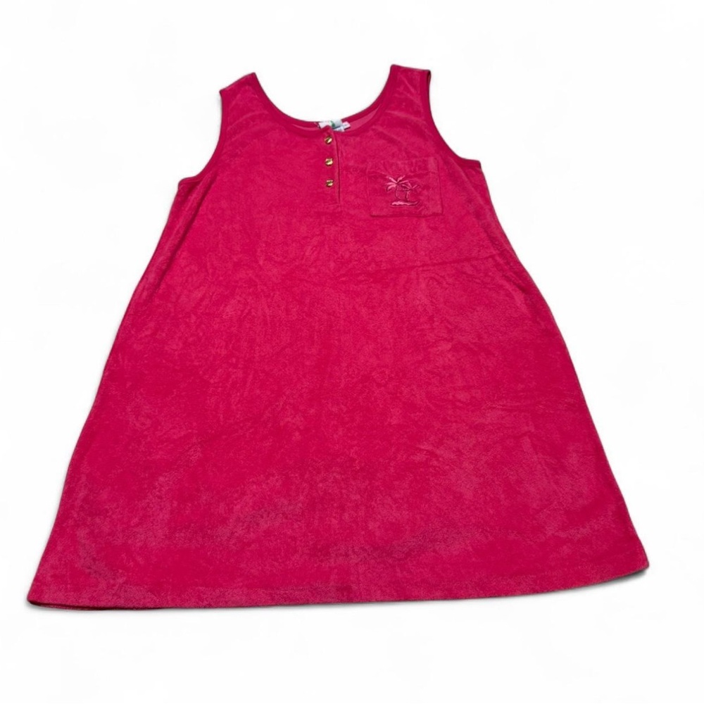 Tropical Escape Pink Swim Coverup